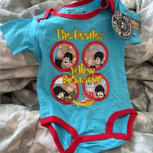 The Beatles Yellow Submarine Kids Bodysuit - Blue and Red